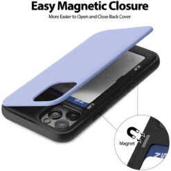 Lilac Goospery Slim Shock Proof Magnetic Door Case For IPhone 11 Pro -Cheap NewCase Store iphone 11 pro goospery magnetic door case lilac 6 74148.1675299657