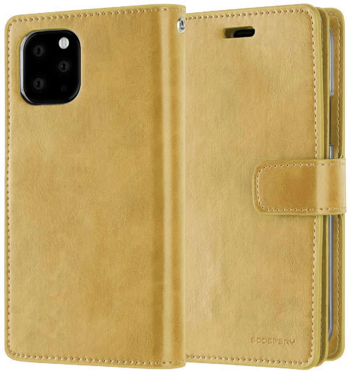 Stylish Gold IPhone 11 Pro MAX Mercury Mansoor Diary Wallet Case 6 Stylish Gold IPhone 11 Pro MAX Mercury Mansoor Diary Wallet Case - Image 6