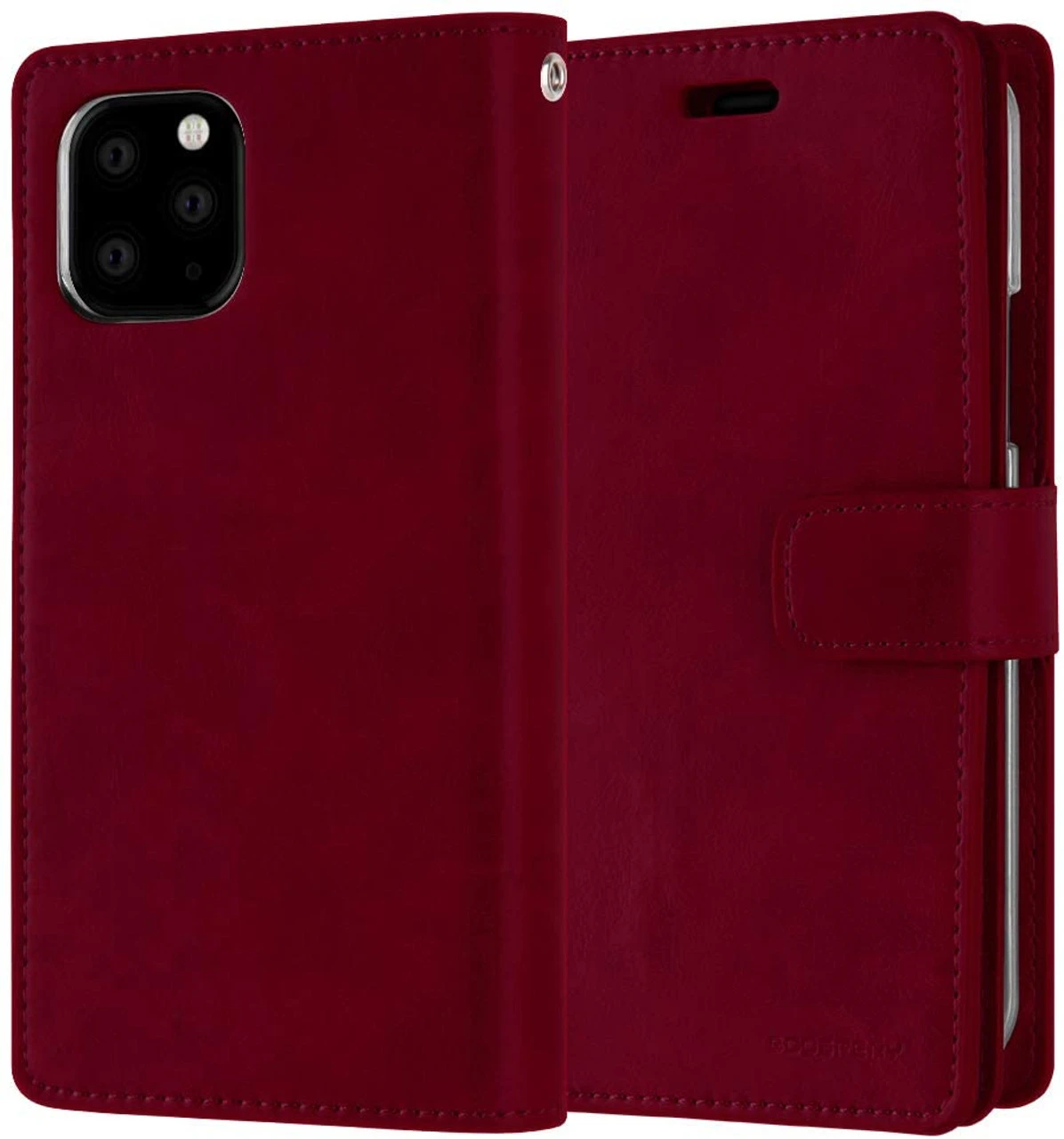 Classy Wine Mercury Mansoor Diary Wallet Case For IPhone 11 Pro MAX 6 Classy Wine Mercury Mansoor Diary Wallet Case For IPhone 11 Pro MAX - Image 6