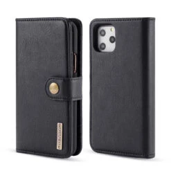 Black DG.Ming Premium 2 In 1 Magnetic Case And Wallet For IPhone 11 Pro Max