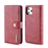 Red DG.Ming Magnetic Detachable Wallet Case With Card Slots For IPhone 11 Pro Max