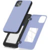 Lilac IPhone 11 Pro Max Goospery Magnetic Door 2 Card Shock Proof Case