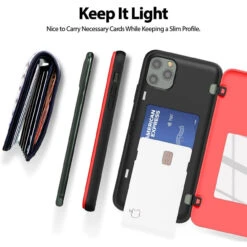 Red Mercury Slim Magnetic Door Case With Card Slot For IPhone 11 Pro Max 12 Red Mercury Slim Magnetic Door Case With Card Slot For IPhone 11 Pro Max -Cheap NewCase Store iphone 11 pro max goospery magnetic door case red 6 73957.1652821060