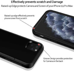 Black Shock Proof Slide Card Armor Case For Apple IPhone 11 Pro Max -Cheap NewCase Store iphone 11 pro max slide armor black 6 71803.1691985516