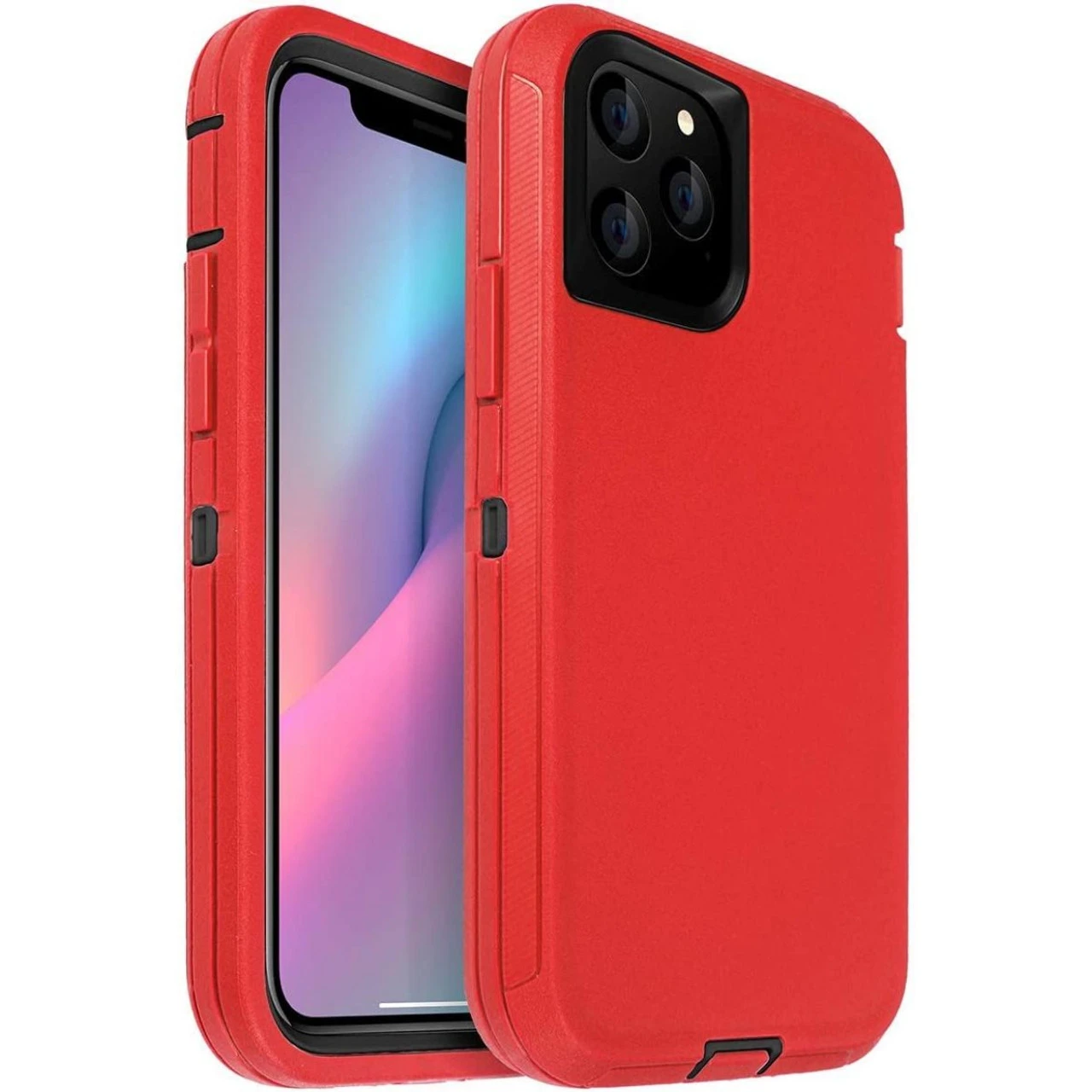 Red Full Body Heavy Duty Defender Case For IPhone 11 Pro 5 Red Full Body Heavy Duty Defender Case For IPhone 11 Pro - Image 5
