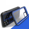 Blue Clear Acrylic Heavy Duty Defender Case For IPhone 11 Pro Max