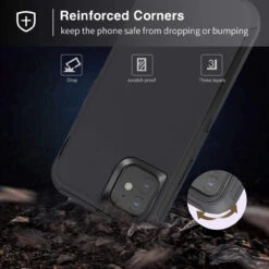 IPhone 11 Pro Max Military Shock / Drop Proof Holster Belt Clip Case -Cheap NewCase Store iphone 11 rugged holster case black 3 73893.1683682555