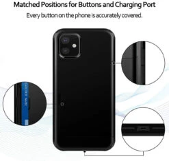 Black Shock Proof Slide Card Armor Case For Apple IPhone 11 -Cheap NewCase Store iphone 11 slide armor black 6 68532.1691984598