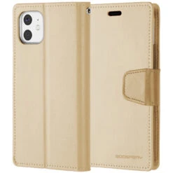 Shiny Gold Genuine Mercury Sonata Diary Wallet Case For IPhone 11 -Cheap NewCase Store iphone 11 sonata diary gold 2 51324.1594525679