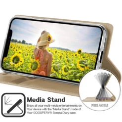 Shiny Gold Genuine Mercury Sonata Diary Wallet Case For IPhone 11 Pro 12 Shiny Gold Genuine Mercury Sonata Diary Wallet Case For IPhone 11 Pro -Cheap NewCase Store iphone 11 sonata diary gold 6 62787.1571726391