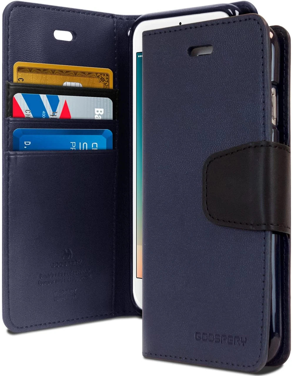 Premium Navy IPhone 11 Genuine Mercury Sonata Wallet Diary Case 1 Premium Navy IPhone 11 Genuine Mercury Sonata Wallet Diary Case