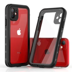 Black IPhone 13 Waterproof Dirtproof Shock Proof Case