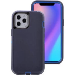 Navy Military Grade Defender Case For IPhone 12 / 12 Pro -Cheap NewCase Store iphone 12 12 pro military grade defender case navy 7 70390.1673678471