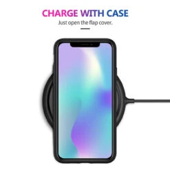 Black Apple IPhone 12 / 12 Pro Slim Armor Magnetic Card Slot Case -Cheap NewCase Store iphone 12 magnetic card slot case black 4 29602.1614299706