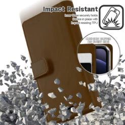 Vintage Brown IPhone 12 / 12 Pro Mercury Mansoor Diary Wallet Case -Cheap NewCase Store iphone 12 mansoor diary brown 5 51405.1641679265