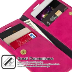 Hot Pink IPhone 12 Mini 5.4" Genuine Mercury Mansoor Diary Wallet Case 10 Hot Pink IPhone 12 Mini 5.4" Genuine Mercury Mansoor Diary Wallet Case -Cheap NewCase Store iphone 12 mansoor diary hot pink 2 15660.1693282689