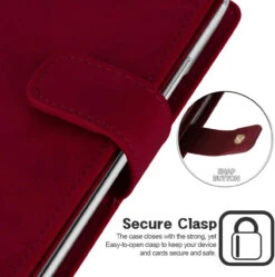 Classy Wine Mercury Mansoor Diary Wallet Case For IPhone 12 Mini 5.4" -Cheap NewCase Store iphone 12 mansoor diary wine 5 27851.1693282710