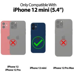 Lilac Goospery Slim Magnetic Door Credit Card Case For IPhone 12 Mini -Cheap NewCase Store iphone 12 mini goospery magnetic door case lilac 3 48120.1652821048