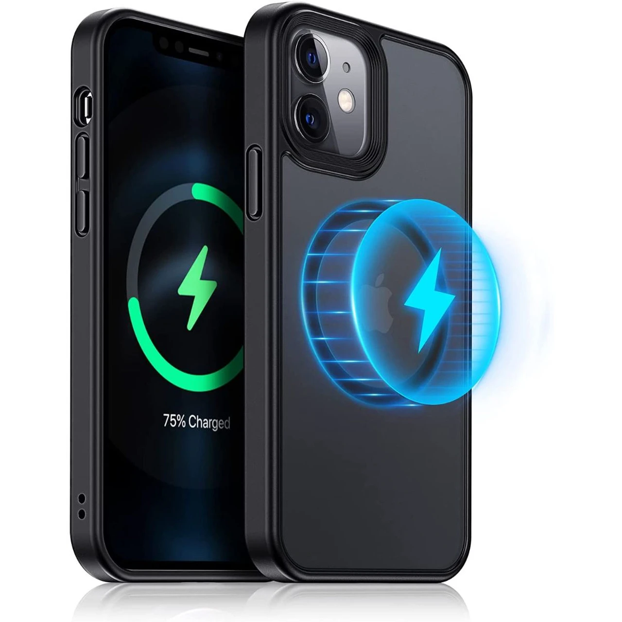 Black IPhone 12 Mini MagSafe Magnetic Case Thin Military Case 1 Black IPhone 12 Mini MagSafe Magnetic Case Thin Military Case