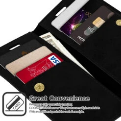 Black Mercury Mansoor Diary Wallet Case For IPhone 12 Pro Max -Cheap NewCase Store iphone 12 pro max black 4 62078.1641679313