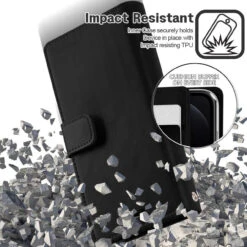 Black Mercury Mansoor Diary Wallet Case For IPhone 12 Pro Max -Cheap NewCase Store iphone 12 pro max black 6 34617.1641679313