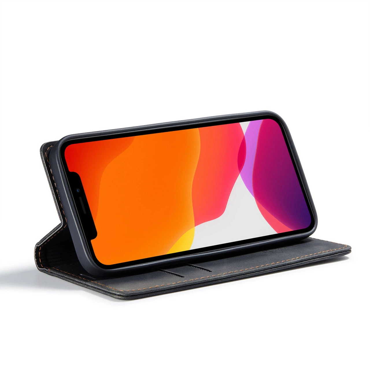 Black IPhone 12 Pro Max Genuine CaseMe Compact Flip Wallet Case 4 Black IPhone 12 Pro Max Genuine CaseMe Compact Flip Wallet Case - Image 4