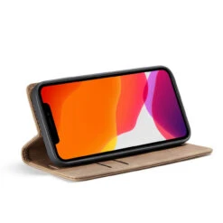 Brown CaseMe Premium PU Leather Wallet Case For IPhone 12 Pro Max -Cheap NewCase Store iphone 12 pro max caseme wallet brown 5 27063.1687311738