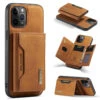 Brown IPhone 12 Pro Max DG.Ming M2 Magnetic Shockproof Case With Wallet