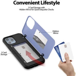 Lilac Goospery Slim Shock Proof Magnetic Door Case For IPhone 12 Pro Max -Cheap NewCase Store iphone 12 pro max goospery magnetic door case lilac 4 06838.1652821051