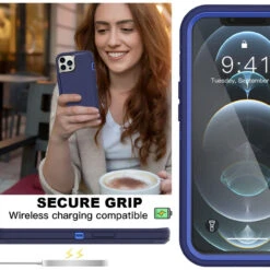 Navy IPhone 12 Pro Max Tradies Military Defender Heavy Duty Case 9 Navy IPhone 12 Pro Max Tradies Military Defender Heavy Duty Case -Cheap NewCase Store iphone 12 pro max military grade defender case navy 3 50946.1673678476