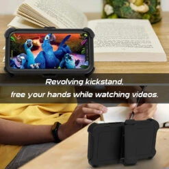 Military Grade Shock Proof Holster Case For Apple IPhone 12 Pro Max -Cheap NewCase Store iphone 12 pro max rugged holster case black 4 47216.1676351348