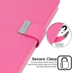 Hot Pink IPhone 12 / 12 Pro 6.1" Mercury Rich Diary Wallet Case Cover -Cheap NewCase Store iphone 12 rich diary hot pink 4 87282.1653541093