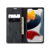 Black IPhone 13 CaseMe Slim Soft Wallet Case Cover