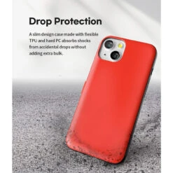 Red Mercury Slim Magnetic Door Credit Card Case For IPhone 13 -Cheap NewCase Store iphone 13 goospery magnetic door case red 6 83961.1675299795