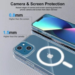 Clear IPhone 13 MagSafe Magnetic Shock / Drop Proof Case -Cheap NewCase Store iphone 13 magsafe shockproof case clear 3 16930.1659587118