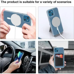 Clear IPhone 13 MagSafe Magnetic Shock / Drop Proof Case -Cheap NewCase Store iphone 13 magsafe shockproof case clear 6 13217.1659587129