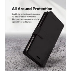 Black Mercury Mansoor Diary Card Holder Wallet For IPhone 13 Pro -Cheap NewCase Store iphone 13 mercury mansoor wallet black 5 93133.1693282511