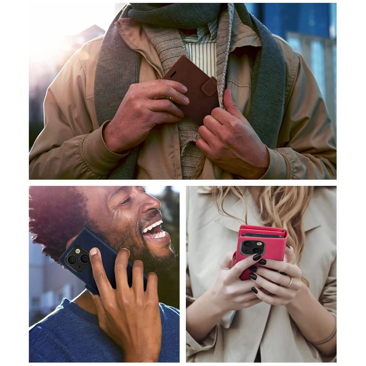 Brown Mercury Mansoor Diary Card Holder Wallet For IPhone 13 Pro 6 Brown Mercury Mansoor Diary Card Holder Wallet For IPhone 13 Pro - Image 6