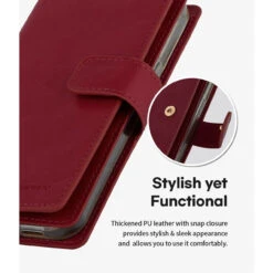 Wine IPhone 13 Pro Max Mercury Mansoor Diary Flip Wallet Case -Cheap NewCase Store iphone 13 mercury mansoor wallet wine 3 54081.1679973029