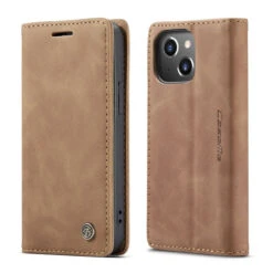 Brown CaseMe Slim 2 Card Slot Classy Wallet Case For IPhone 13 Mini -Cheap NewCase Store iphone 13 mini caseme wallet brown 5 30167.1637128877