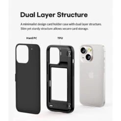 Black Goospery Slim Magnetic Door Credit Card Case For IPhone 13 Mini -Cheap NewCase Store iphone 13 mini goospery magnetic door case black 3 69677.1687317600