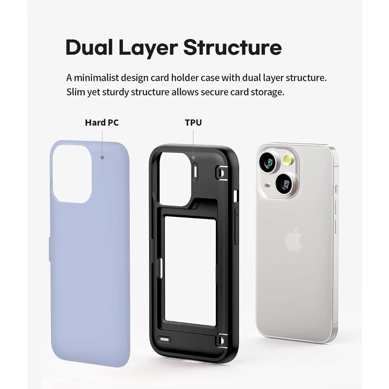 Lilac IPhone 13 Mini Goospery Slim Shock Proof Magnetic Door Case 3 Lilac IPhone 13 Mini Goospery Slim Shock Proof Magnetic Door Case - Image 3