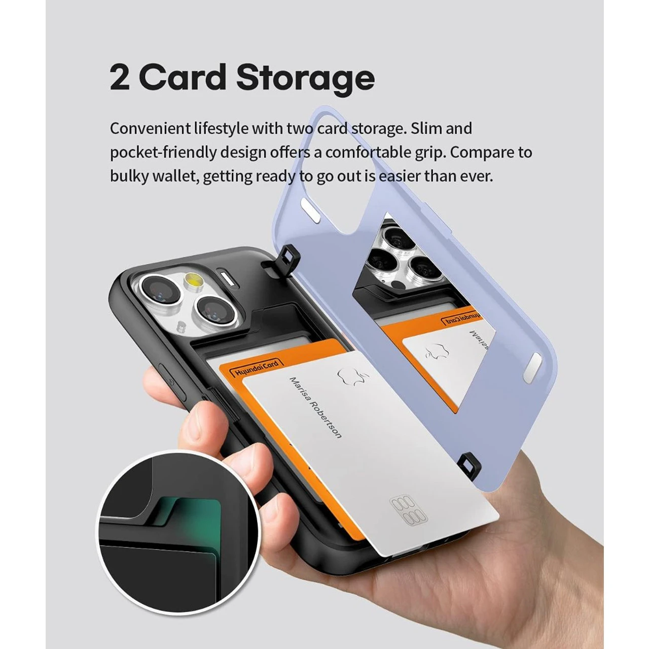 Lilac IPhone 13 Mini Goospery Slim Shock Proof Magnetic Door Case 6 Lilac IPhone 13 Mini Goospery Slim Shock Proof Magnetic Door Case - Image 6