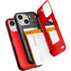 Red IPhone 13 Mini Goospery Slim Shock Proof Magnetic Door Case