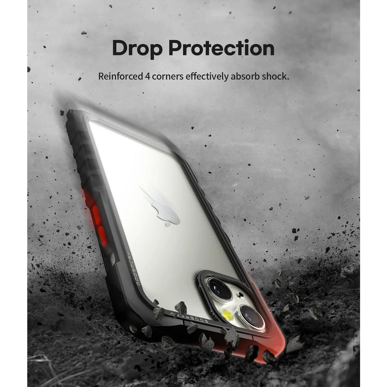 Mercury Z Bumper Crystal Clear Shock Absorbing Case For IPhone 13 Mini 2 Mercury Z Bumper Crystal Clear Shock Absorbing Case For IPhone 13 Mini - Image 2