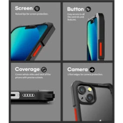 Mercury Z Bumper Crystal Clear Shock Absorbing Case For IPhone 13 Mini 11 Mercury Z Bumper Crystal Clear Shock Absorbing Case For IPhone 13 Mini -Cheap NewCase Store iphone 13 mini mercury z bumper case black 7 70788.1647751273