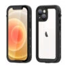 Black Waterproof Underwater Shock Proof Case For IPhone 13 Mini