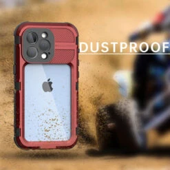 Red IPhone 13 Aluminum Alloy Diving Shell Waterproof / Drop Proof Case 18 Red IPhone 13 Aluminum Alloy Diving Shell Waterproof / Drop Proof Case -Cheap NewCase Store iphone 13 pro aluminium alloy waterproof case red 4 59930.1649380312