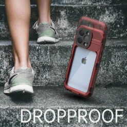 Red IPhone 13 Aluminum Alloy Diving Shell Waterproof / Drop Proof Case 19 Red IPhone 13 Aluminum Alloy Diving Shell Waterproof / Drop Proof Case -Cheap NewCase Store iphone 13 pro aluminium alloy waterproof case red 5 35952.1649380315
