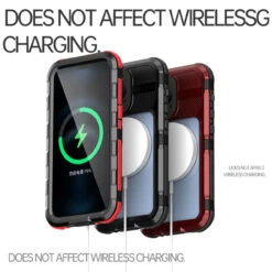 Red IPhone 13 Aluminum Alloy Diving Shell Waterproof / Drop Proof Case 20 Red IPhone 13 Aluminum Alloy Diving Shell Waterproof / Drop Proof Case -Cheap NewCase Store iphone 13 pro aluminium alloy waterproof case red 6 07055.1649380317